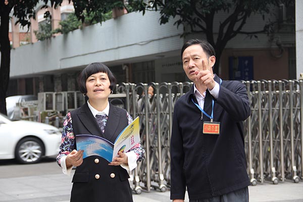 王玉琴副区长来我校走访指导工作