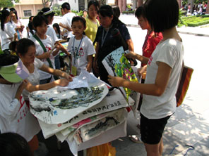 广东省中小学生书法、美术、摄影比赛在我校举行