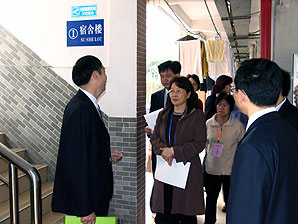 我校接受平安校园评审