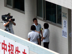 我校顺利完成高考考场任务