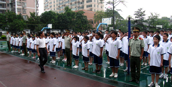 我校２００９级高一新生培训圆满结束