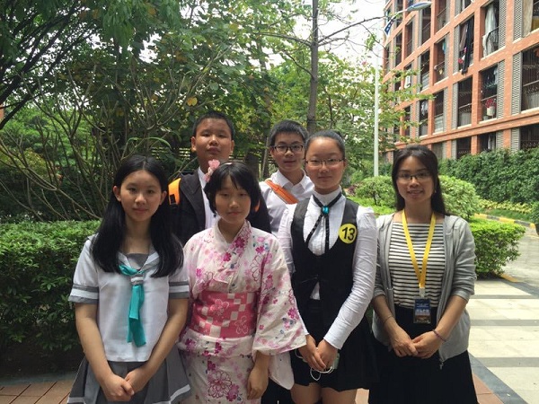 我校五位学生在“卡西欧杯”日语演讲比赛中获奖