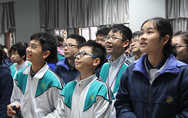 三年磨一剑,六月试锋芒 ——2015届中考百日倒计时鼓劲大会侧记