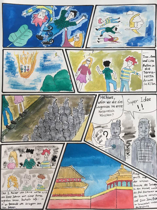 我参加“八十天环游世界”Pasch漫画训练营