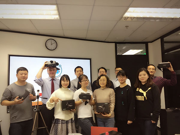 中德学校360度虚拟现实交流项目在我校启动