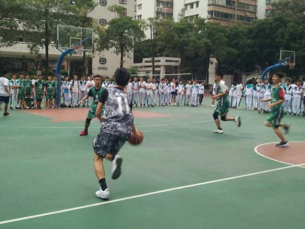 青春飞扬,活力校园—2017年春季校园篮球赛举行