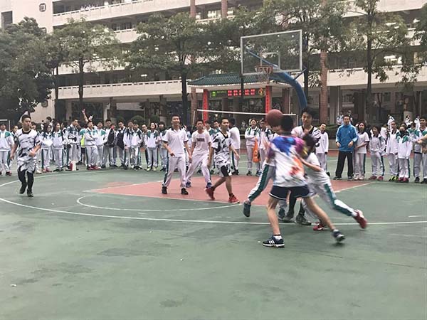 青春飞扬,活力校园—2017年春季校园篮球赛举行